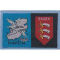 Scout Double Badge UK Essex/Maplin - Black Back...