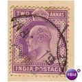 India 1902 - SG 124 - KEV11 2a violet - used 2