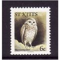 ST KITTS 1981 6c BURROWING OWL SG 56a U/M MINT