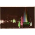 Vintage Postcard Illuminated Fountain & Pavilio...