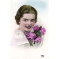 CARTE POSTALE - JEUNE FILLE - REF 8