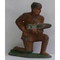 VINTAGE Barclay's ' SOLDIER with Artillery Roun...