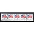 2890 32c G Old Glory Very Fine MNH PNC A1222/5 ...