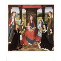 Memlinc Triptych Virgin & The Child Rare Art Na...