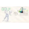 United States 1977 Golf FDC Augusta Cancel unad...