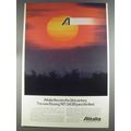 1980 Alitalia Airline Ad - 747-243B Joins the F...