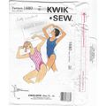 Kwik Sew 1680 Sewing Pattern Misses Leotards Si...
