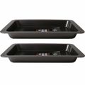 2x STEEL BAKING TRAYS Medium NON STICK Kitchenw...