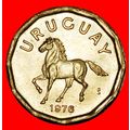 Ⰶ CHILE (1976-1981): URUGUAY★ 10 CENTESIMOS 197...