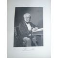 Lord Palmerston - steel engraving - 1873 - Duyc...