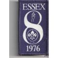 Scout Badge UK Jamboree - 8th Essex 1976 Used (J1)