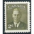 Canada 1951 SG415a 2c Olive-Green Mounted Mint ...