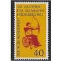 GER 1972 M/M 40pf 'WORLD DISABLED GAMES ' (EBID...