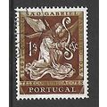 PORTUGAL 1962 1e BROWN AND GREEN ST GABRIEL SG ...