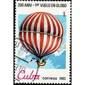 Cuba 1983 Balloons 1c Used Stamp.