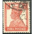 India 1940 - SG 270 - KGV1 2a orange - used 8