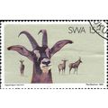 SOUTH WEST AFRICA, MAMMAL, Roan Antelope , grey...