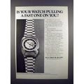 1972 Bulova Accutron Date and Day AG Watch Ad!