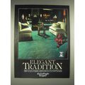 1980 Cabin Crafts Carpet Ad - Elegant Tradition