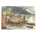 IL PORTO, CAMOGLI, ITALY unused vintage postcar...