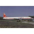Interflug Ilyushin IL18V Civil Aircraft Postcar...