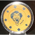 The Joker Poker Chip Golf Ball Marker - Yellow ...