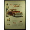 1947 Mercury Town Sedan Ad - More of everything you want with Mercury for 1947