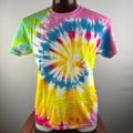 Tie-Dye Tye Yellow Pink Blue Red Large T-Shirt ...