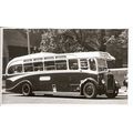 Black & White Photograph of Royal Blue Coach Se...