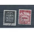 Berlin stamps 1953 East German Uprising pair us...