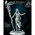 lady falconer 75mm highly detailed resin model ...