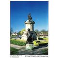 Postcard The Gower Memorial to Shakespeare, Str...