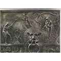 Colour Postcard - Det. from Bronze door Dom Cat...