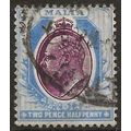 Malta 1903 SG41 2 1/2d Maroon & Blue Wmk Crown ...