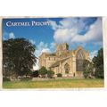 old postcard Cartmel Priory