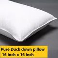 100% Pure Duck down pillow 16 inch x 16 inch /4...