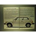 1979 Honda Civic 1200 Ad - Stripped it's Loaded