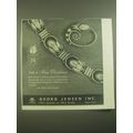 1945 Georg Jensen Silver Jewelry Advertisement - For a silver Christmas