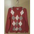 Pre-Owned Women‘s Pink VanHeusen V-Neck Sweater...