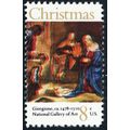 1444, Mint NH 8¢ Christmas Color Shift ERROR Ma...