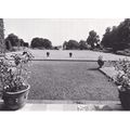 Renishaw Hall Garden Derbyshire Postcard unused...