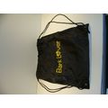 BARK LOVER DRAWSTRING BAG NEW BLACK & YELLOW 13...