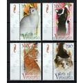 Vanuatu 987-990 MNH Felines Domestic Cats Pets ...