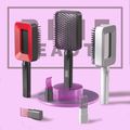3D Self-cleaning Deluxe Rectangular Hair Brush[ ]