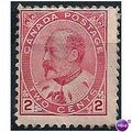 Canada 1903 SG177 2c Pale Rose-Carmine Mounted ...