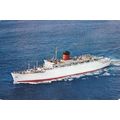 Carmania Ocean Liner Shipping Postcard (S12058)