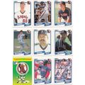 1990 Fleer California Angels team set with upda...