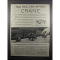 1954 Crane Diana Lavatory Ad - You Too Can Afford