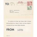Canada. #P101a Postal Card Centennial OHMS Offi...