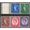 1957 Graphite Wildings Set SG561-566 Light Moun...